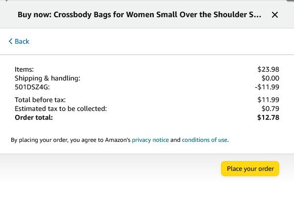 crossbody women bags small on amazon promo codes